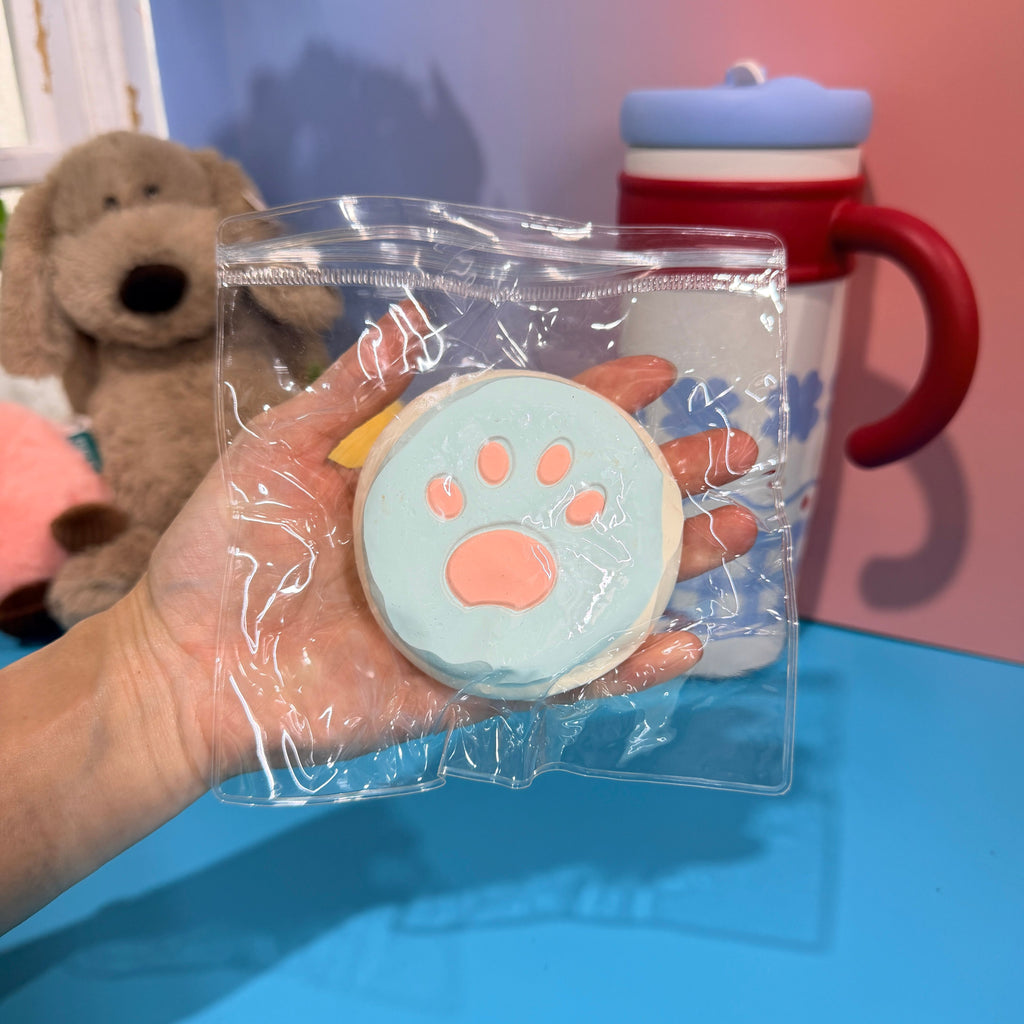 Cat Paw Mini Round Taba Squishy Toy Cute Animal Squishy