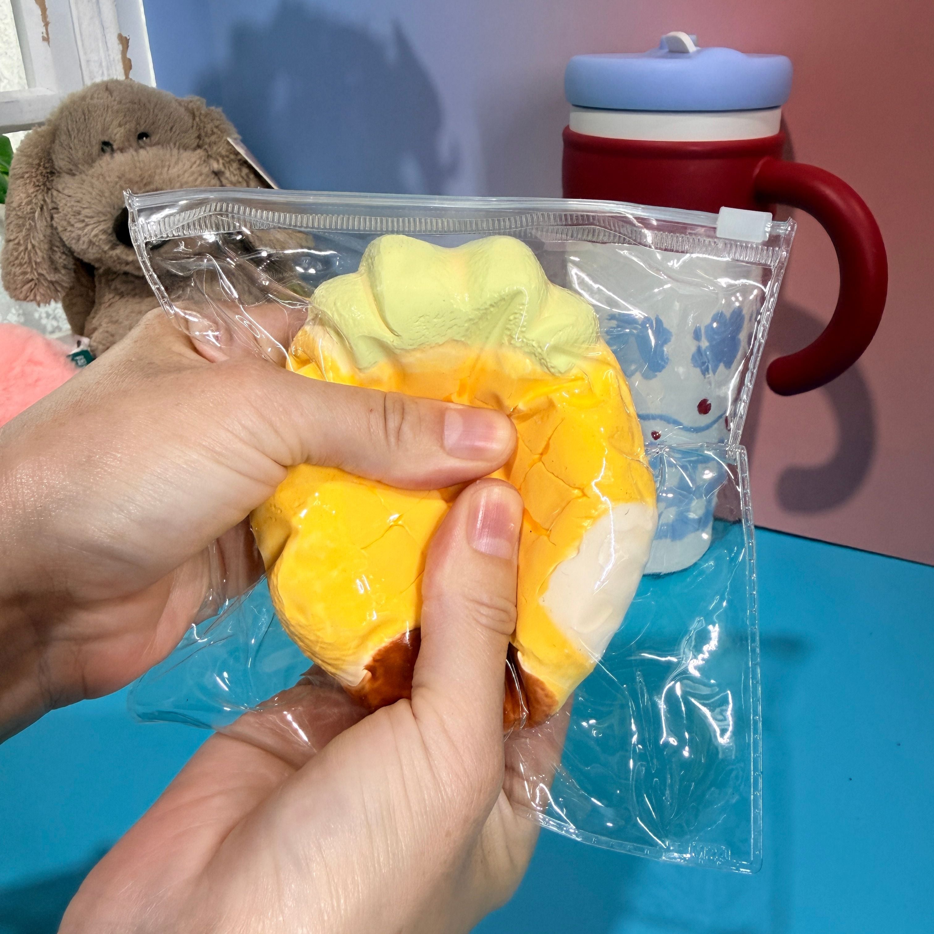 Bite Me Pineapple Taba Squishy Toy Tropical Fruit Squishy