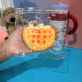 Half Waffle Taba Squishy Toy Bakery Dessert Squishy
