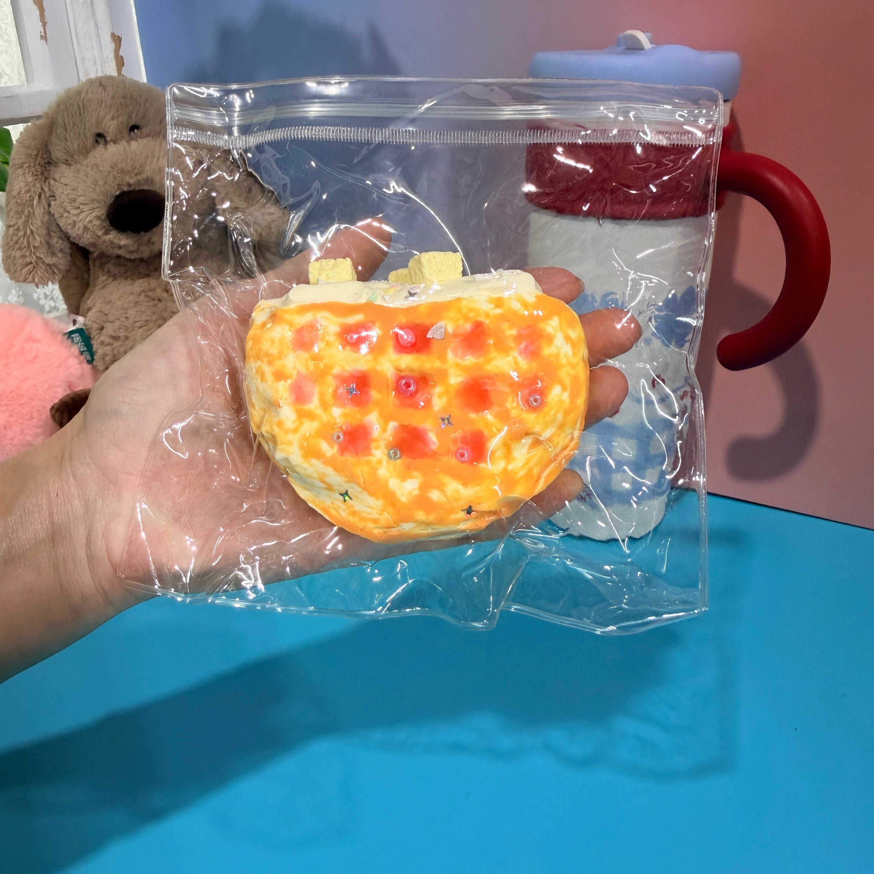 Half Waffle Taba Squishy Toy Bakery Dessert Squishy