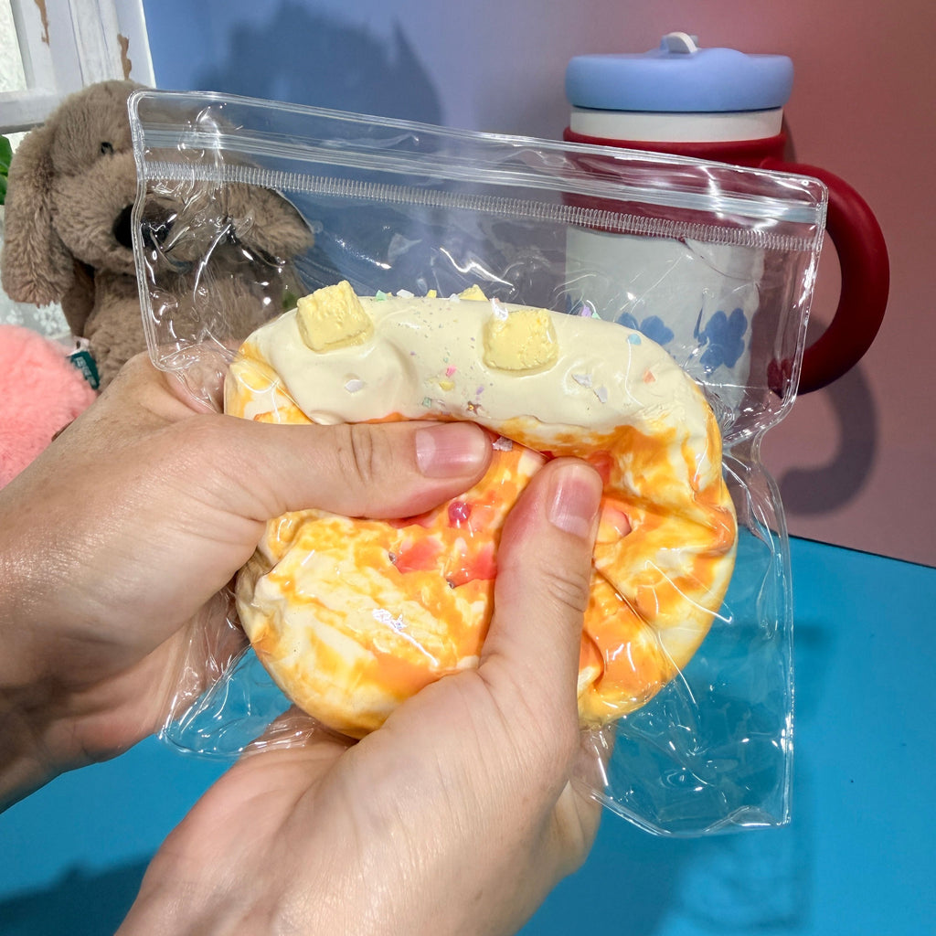 Half Waffle Taba Squishy Toy Bakery Dessert Squishy