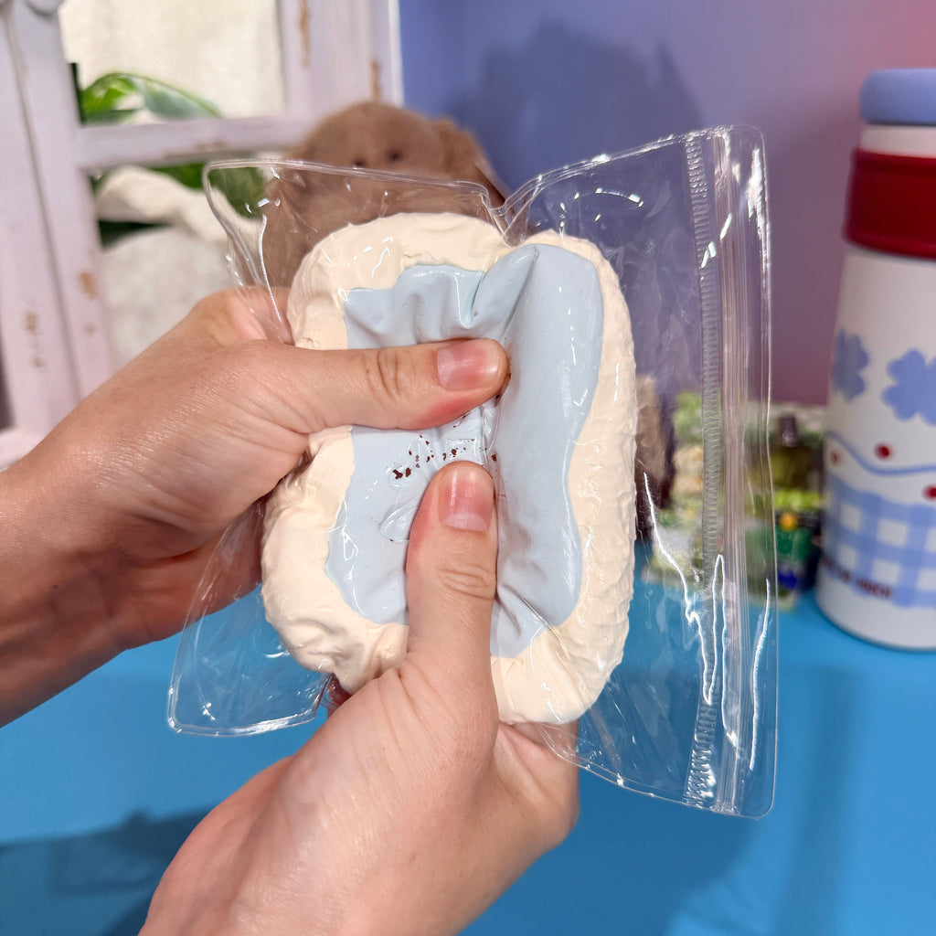 Mint Cheese Cube Taba Squishy Toy Cute Dessert Squishy