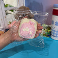 Pink Bow Ice Cream Taba Squishy Toy Kawaii Dessert Squishy