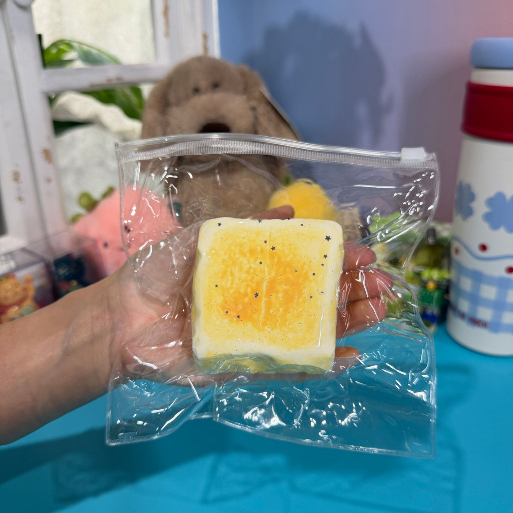 Square Cake Taba Squishy Toy Kawaii Bakery Slow Rising Squishy