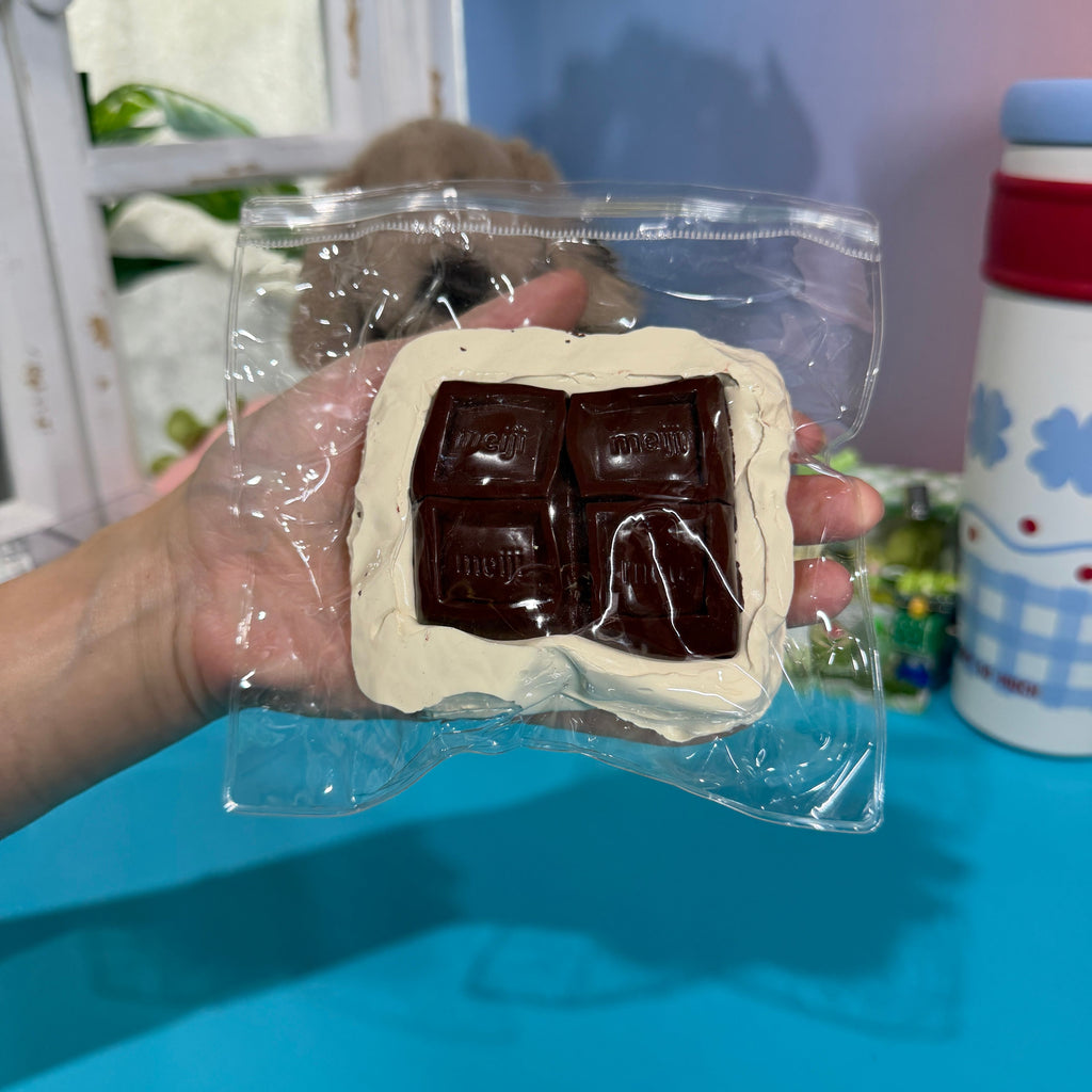 Meiji Chocolate Taba Squishy Toy Japanese Candy Collectible