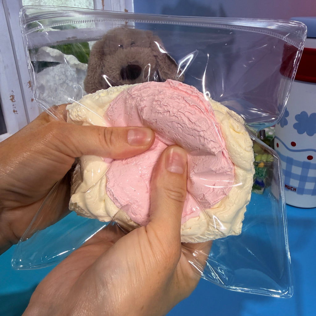 Ice Cream Sachima Taba Squishy Toy Sweet Dessert Squishy