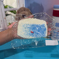 Ocean Shaved Ice Taba Squishy Toy Blue Summer Dessert Squishy