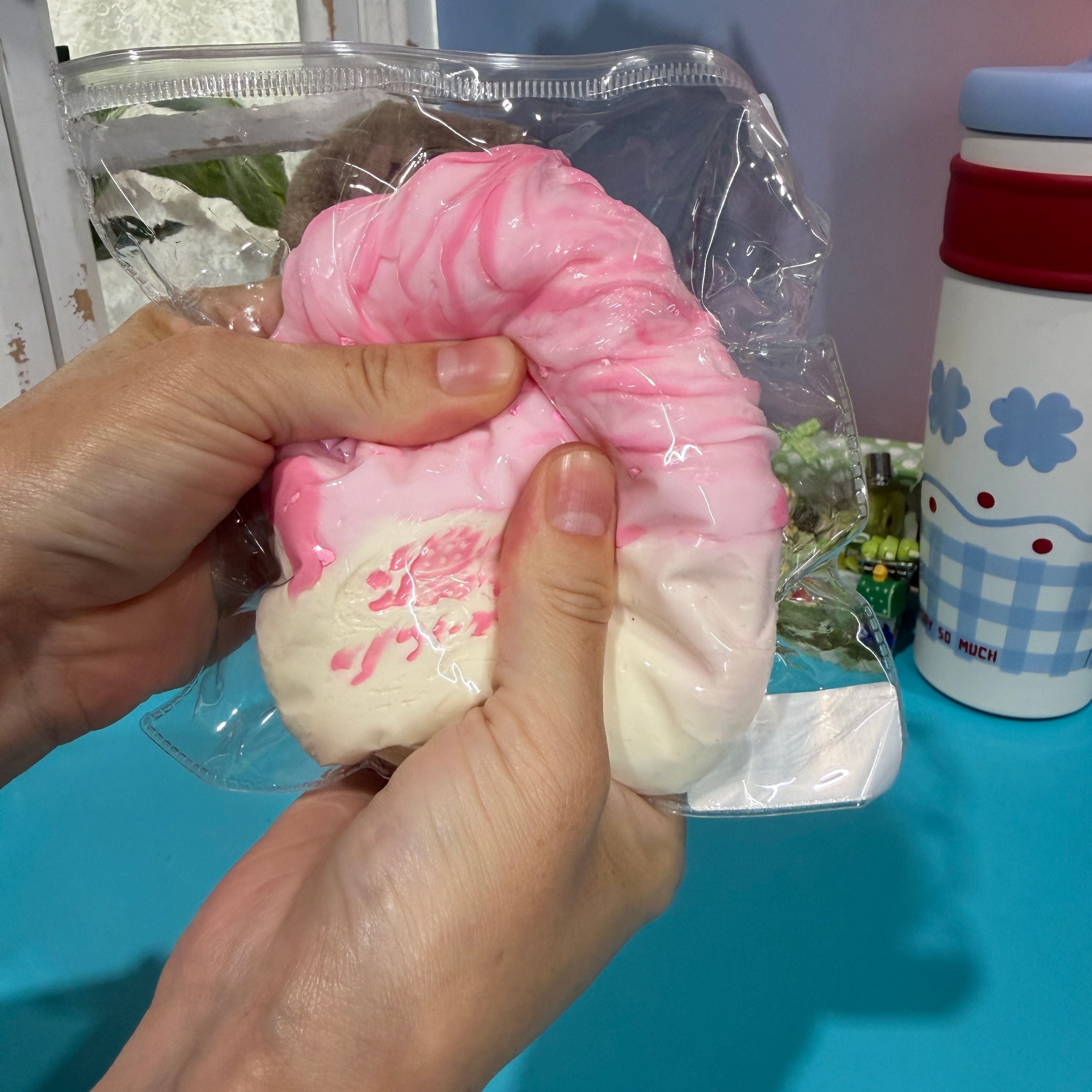 Strawberry Ice Cream Taba Squishy Toy Kawaii Summer Dessert Squishy