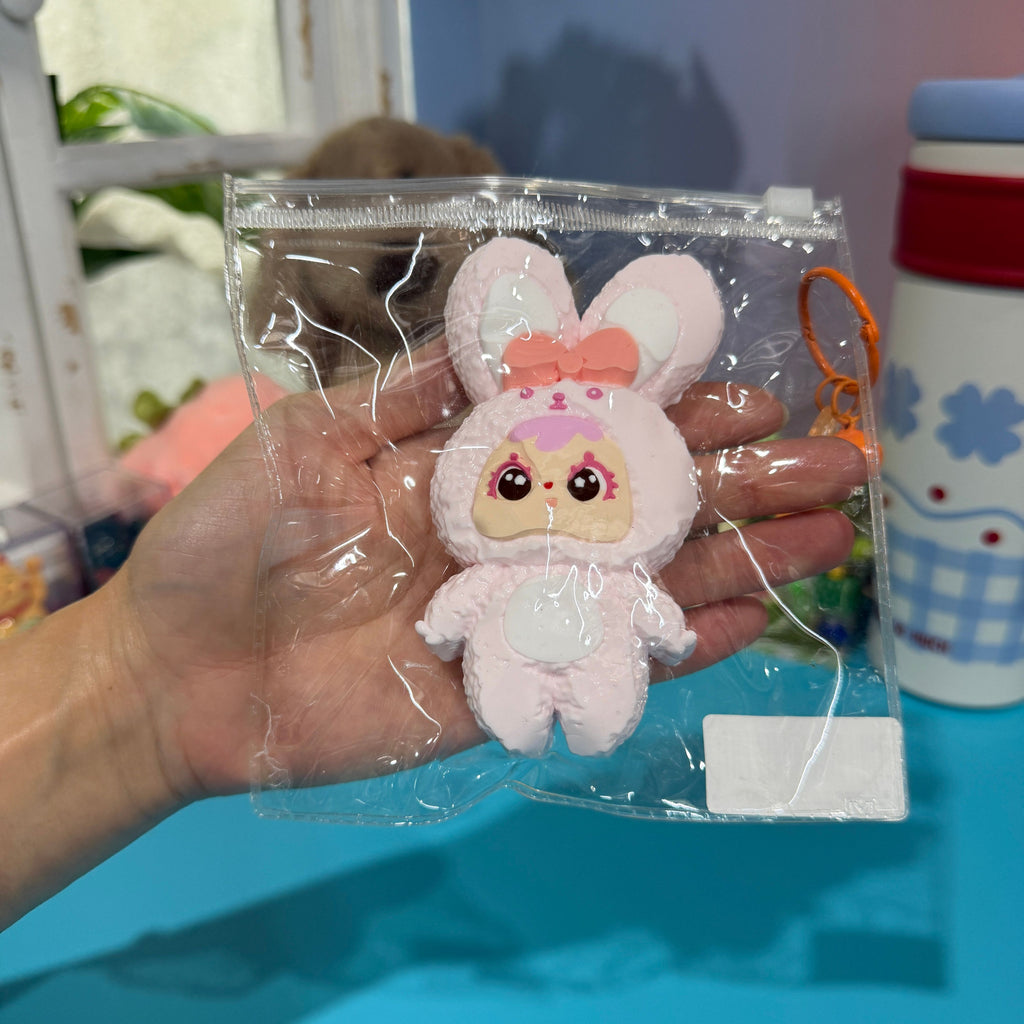 Bunny Baby Three Doll Taba Squishy Toy Cute Rabbit Collectible