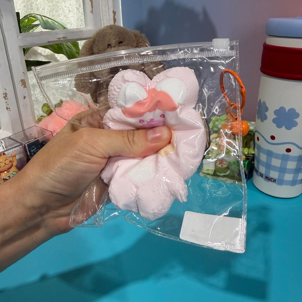 Bunny Baby Three Doll Taba Squishy Toy Cute Rabbit Collectible
