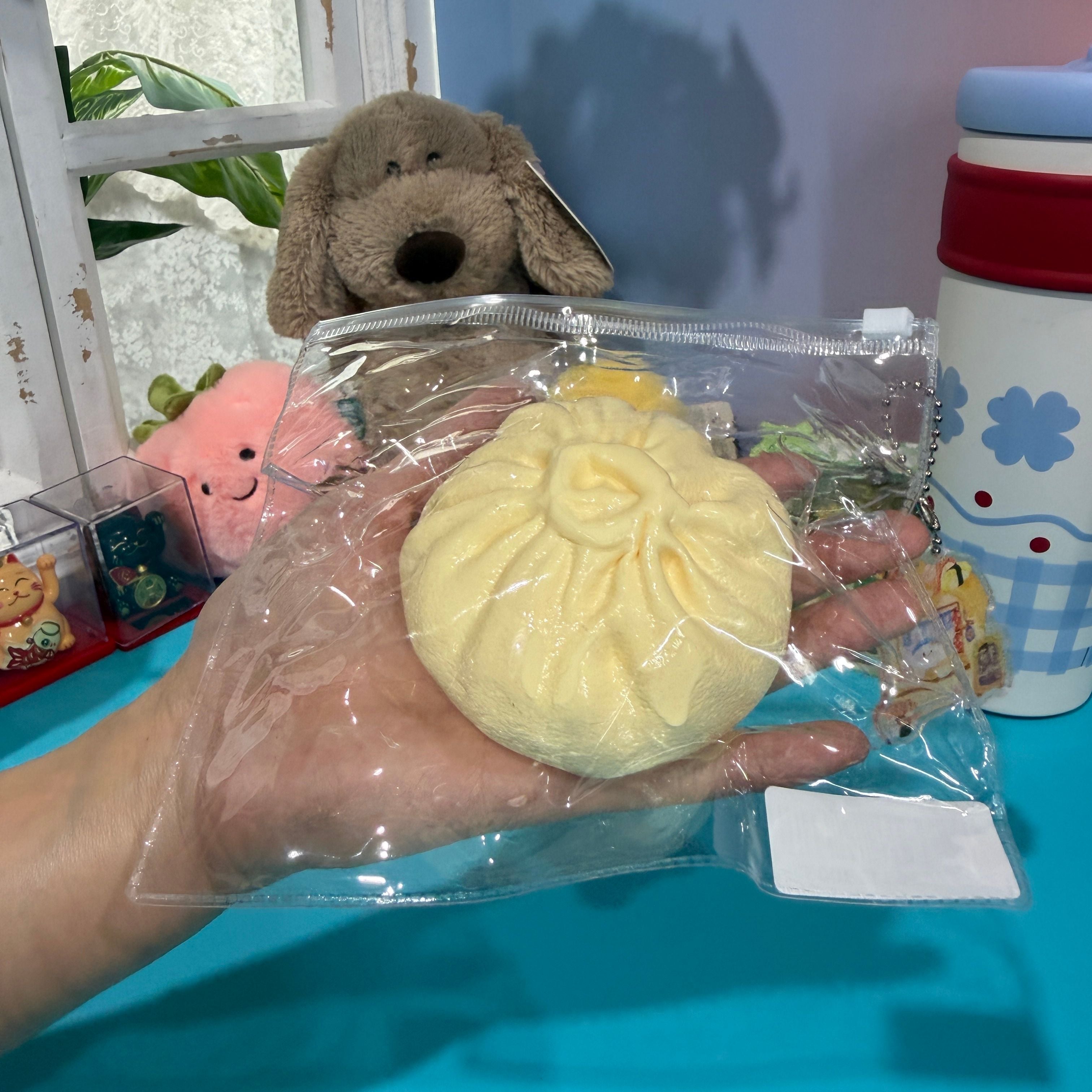 Original Steamed Bun Taba Squishy Toy Soft Bread Squishy