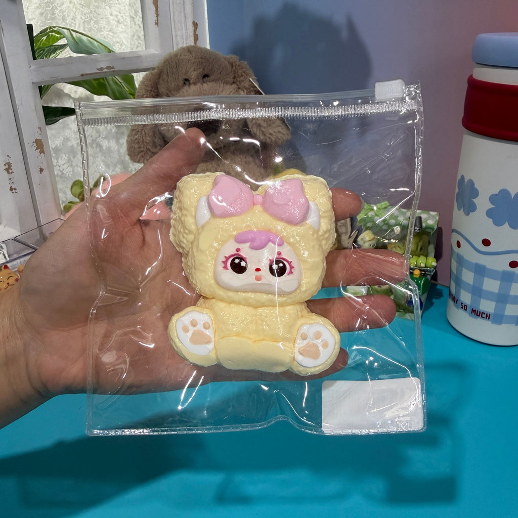 Cat Baby Three Doll Taba Squishy Toy Kawaii Cat Collectible