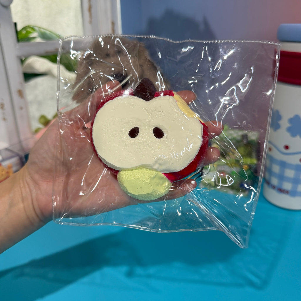 Bite Me Apple Popsicle Taba Squishy Toy Fruit Dessert Squishy