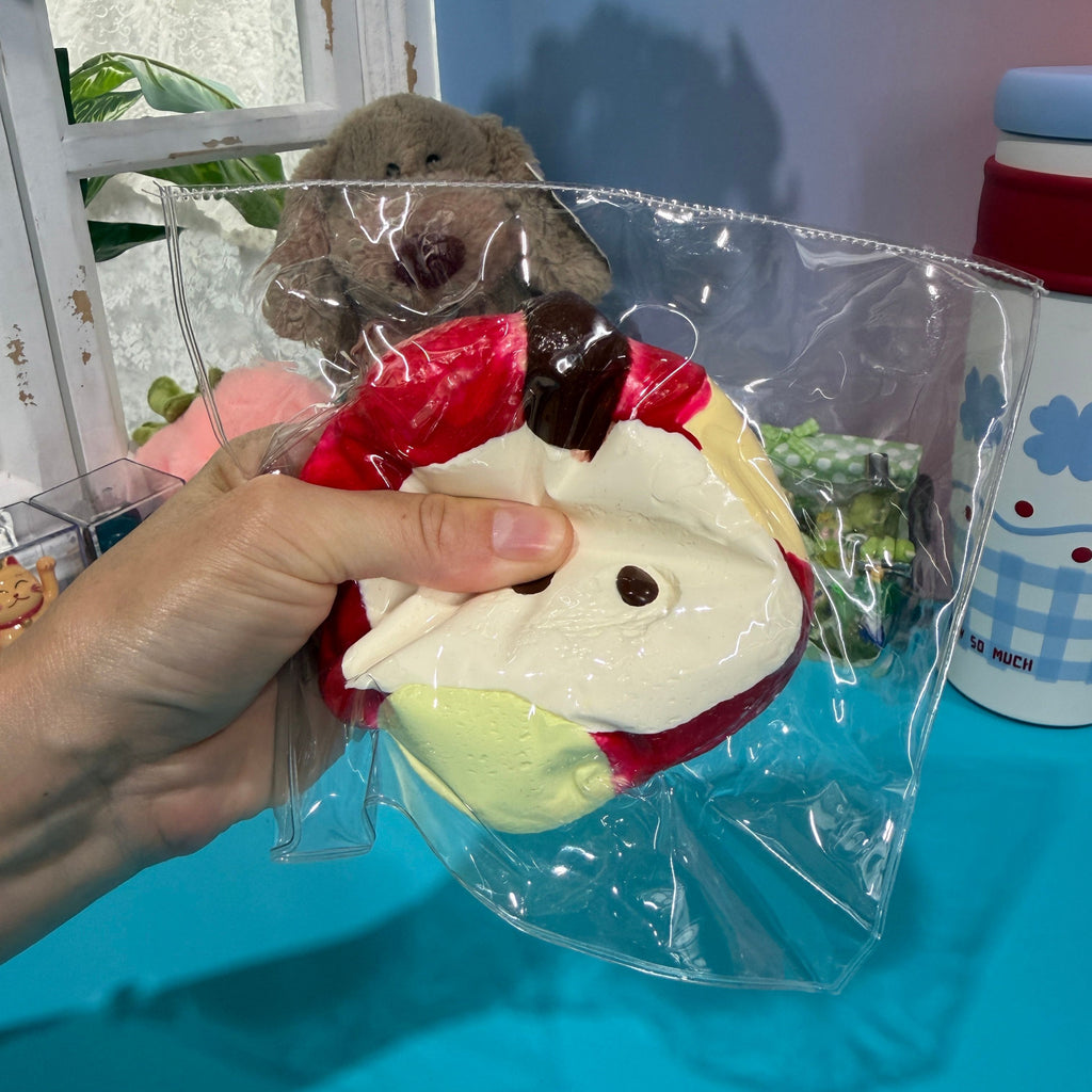 Bite Me Apple Popsicle Taba Squishy Toy Fruit Dessert Squishy