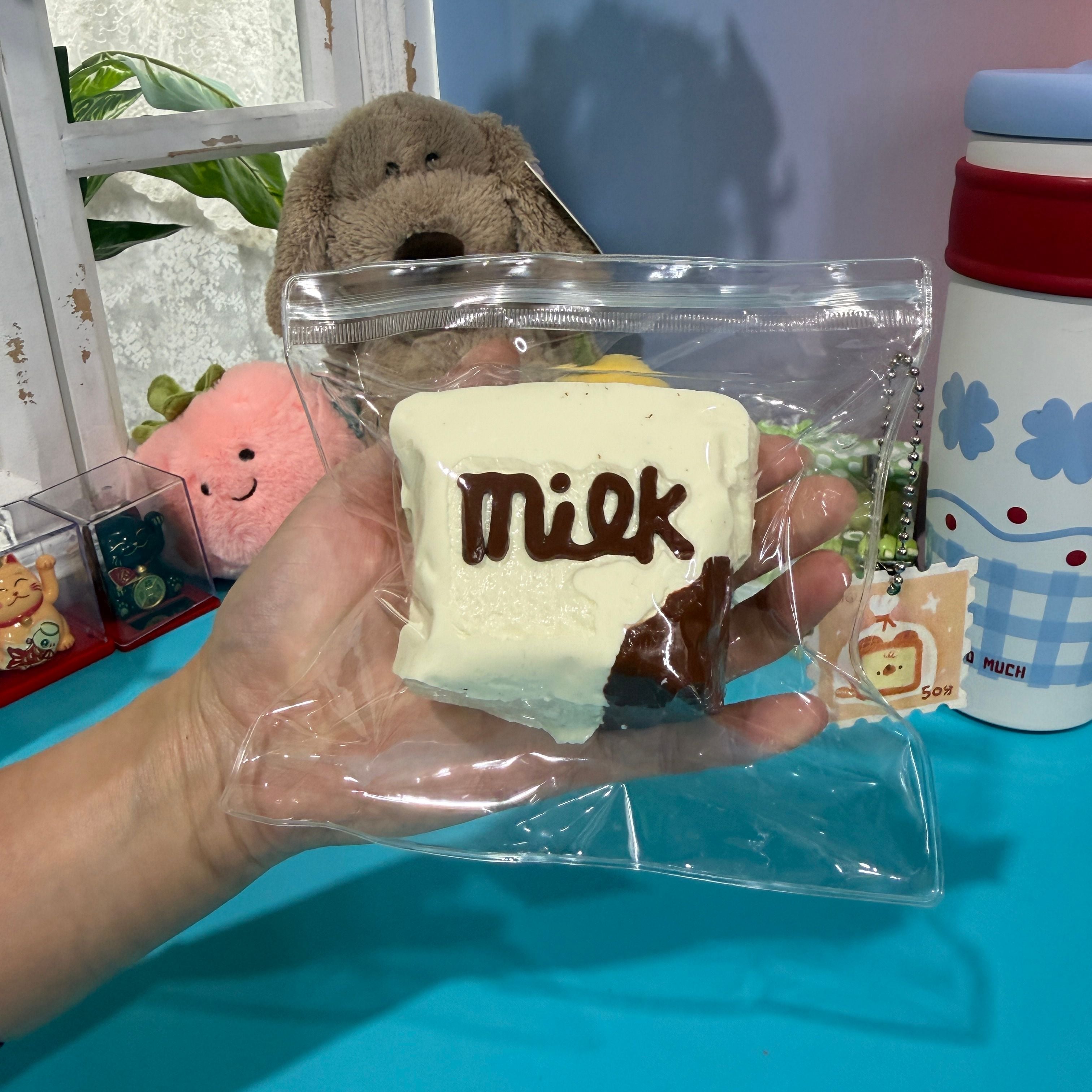 Bite Me Milk Chocolate Taba Squishy Toy Sweet Chocolate Squishy