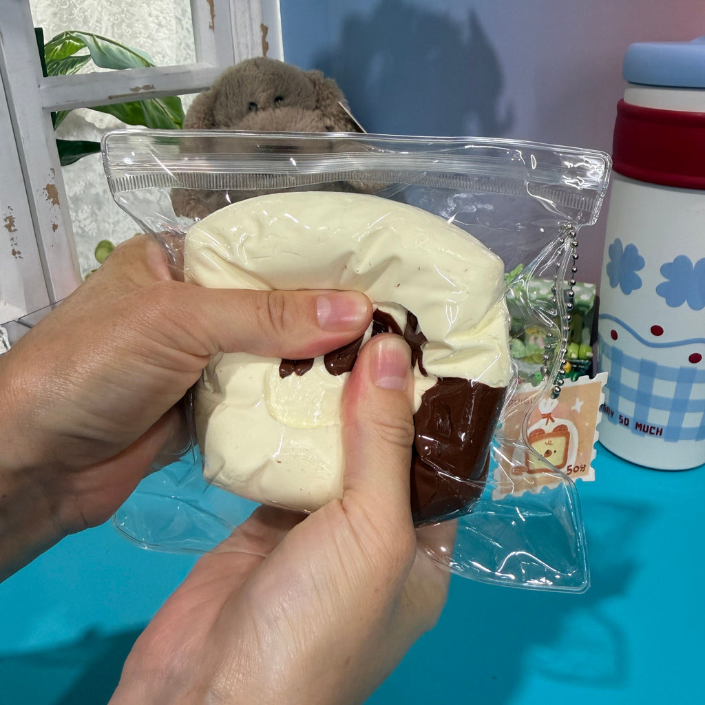 Bite Me Milk Chocolate Taba Squishy Toy Sweet Chocolate Squishy
