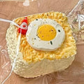 Fried Egg Square Rice Ball Taba Squishy Toy Japanese Food Squishy
