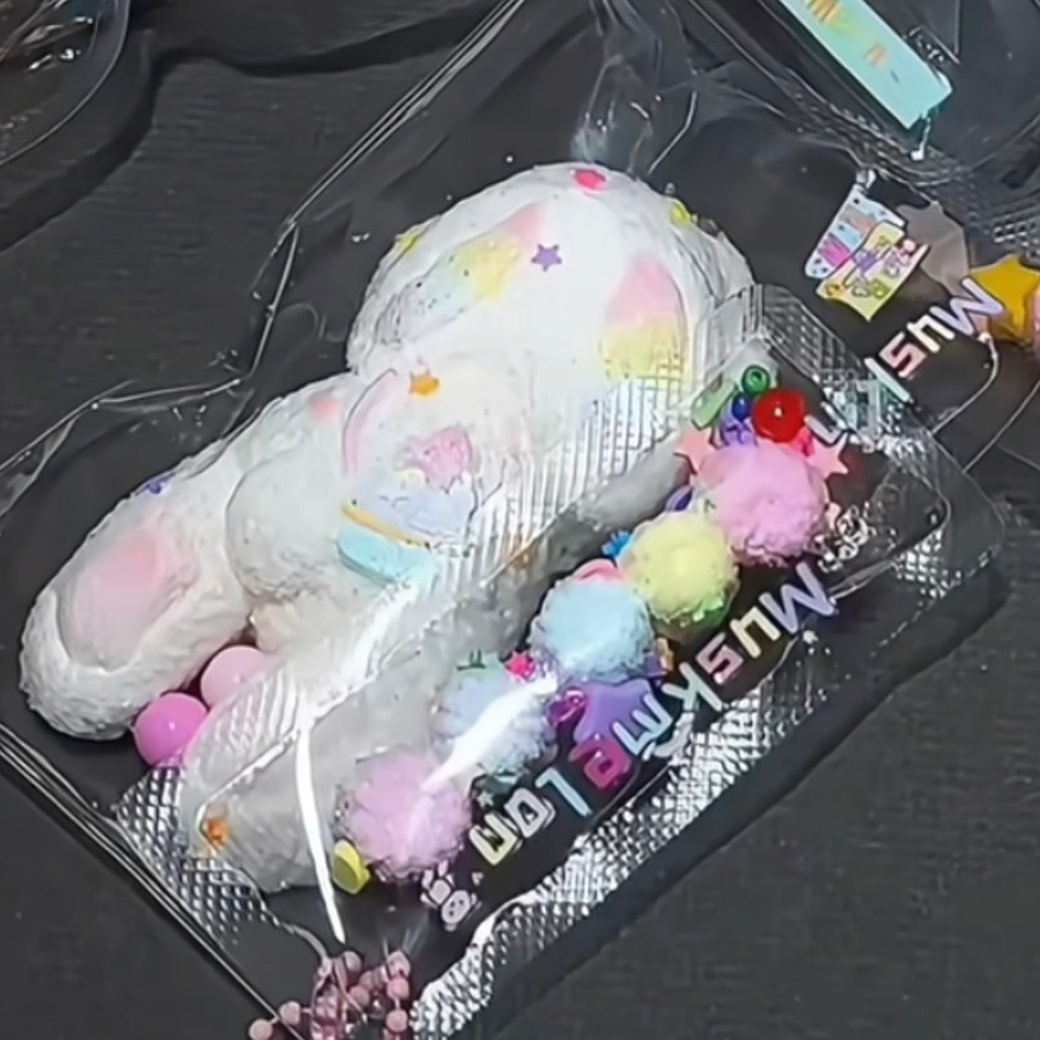 L100-Mini Bunny Taba Squishy Toy Kawaii Rabbit Collectible
