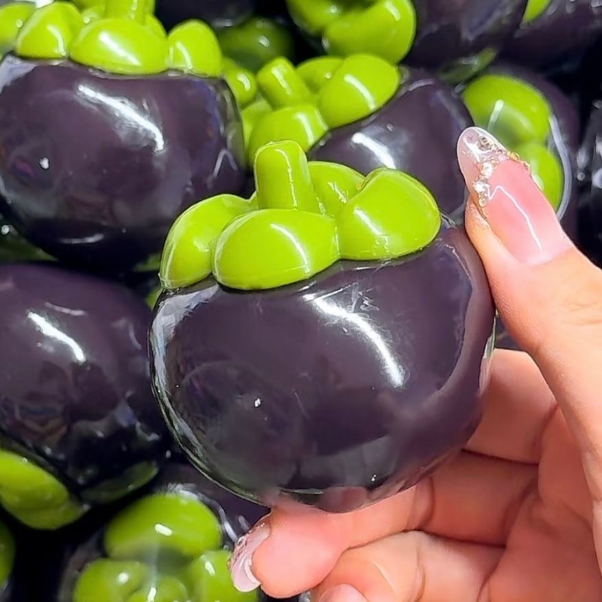 S3-Mangosteen Stress Relief Ball Squishy Toy
