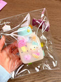 Hello Kitty Mint Milk Bottle Taba Squishy Toy Kawaii Drink Squishy
