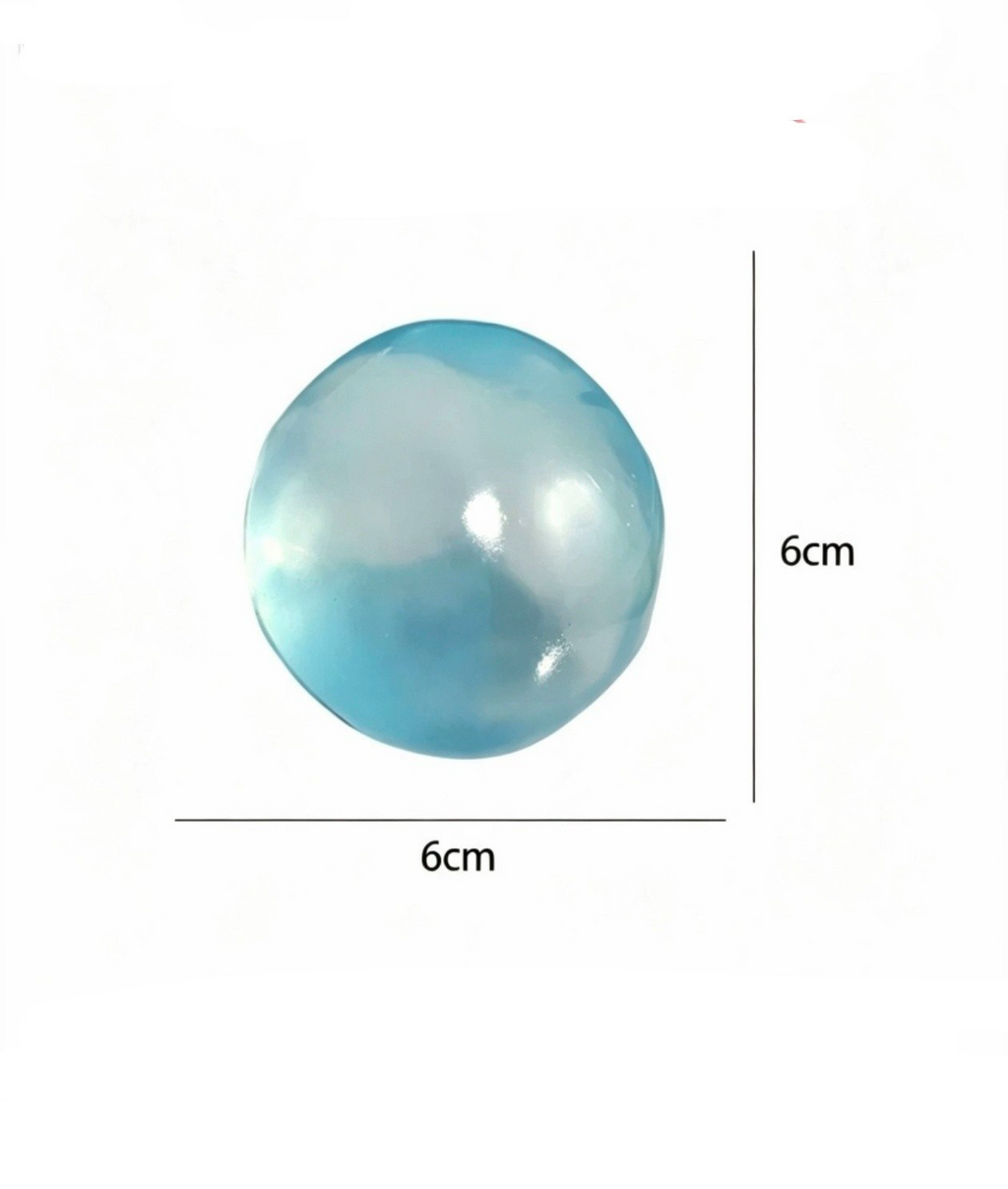 Coconut Oil 2.36in Multicolor Stress Relief Ball Soft Squishy Sensory Fidget Toy Relaxation Toy Tactile Squeeze Toy Happy Fun Park