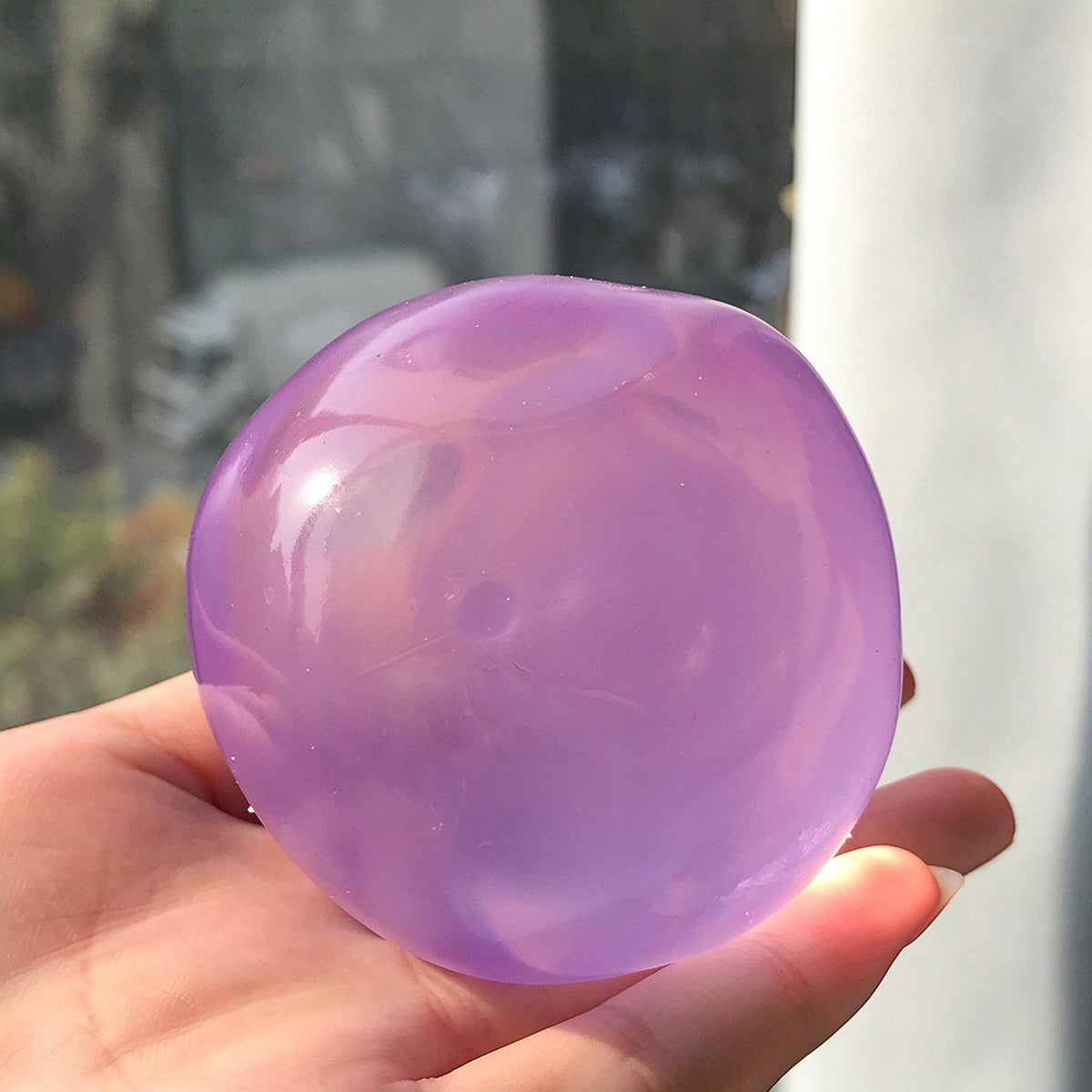 Coconut Oil 2.36in Multicolor Stress Relief Ball Soft Squishy Sensory Fidget Toy Relaxation Toy Tactile Squeeze Toy Happy Fun Park