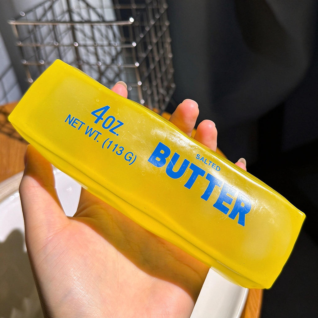 Yellow Vaseline Butter Stick Stress Relief Ball Creamy Soft Squishy Slow Rising Squeeze Toy Kawaii Fidget Sensory Toy Happy Fun Park