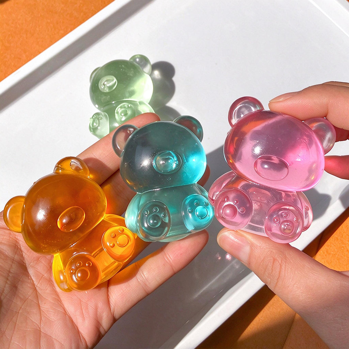 Maltose Bear Random Color Stress Relief Ball Cute Squishy Sensory Squeeze Toy