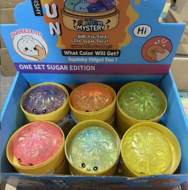 Random Color Dumplings Stress Relief Ball Soft Sensory Squeeze Toy