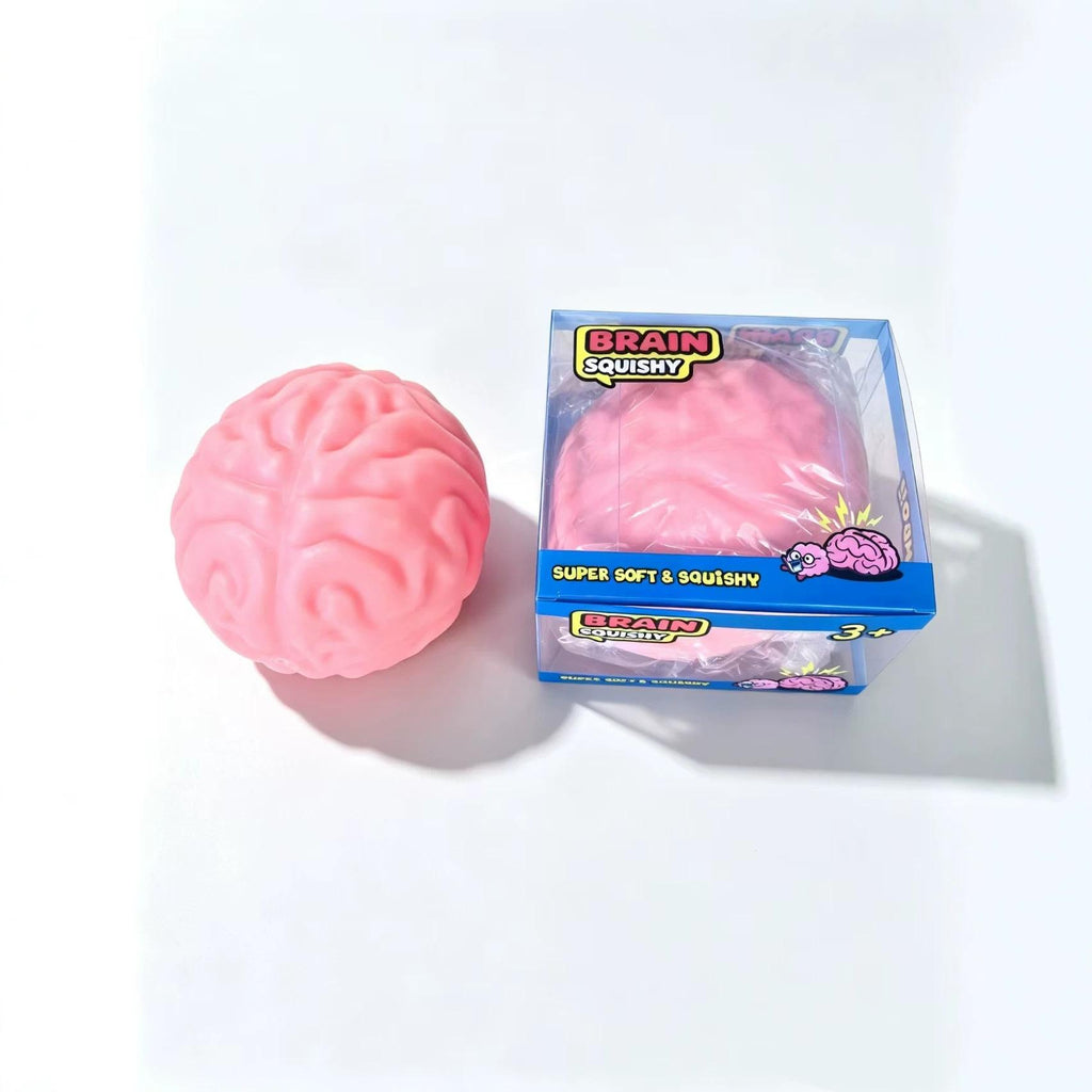 Jumbo Brain Flower Stress Ball Toy Weird Funny Sensory Squishy