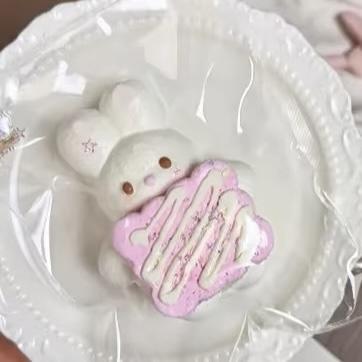 Cookie Bunny Taba Squishy Toy Kawaii Rabbit Slow Rising Squishy