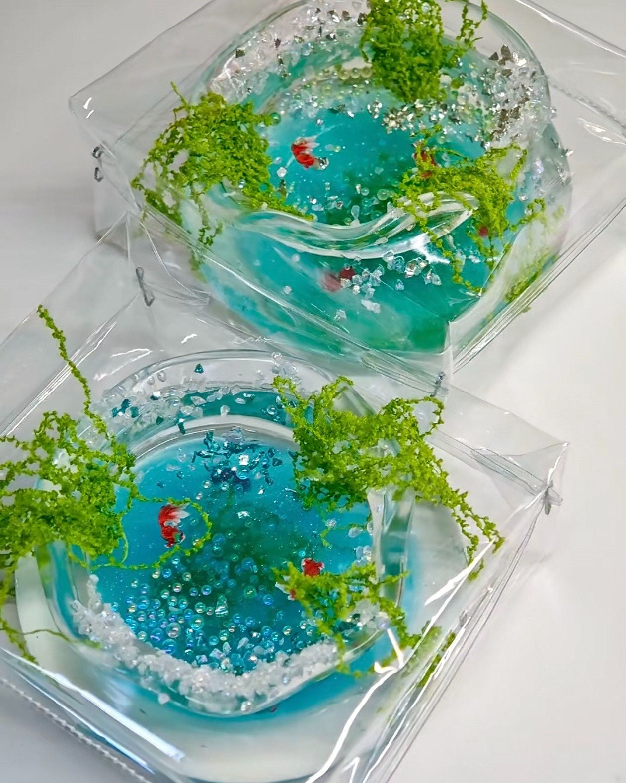 Goldfish Seaweed Aquarium Taba Squishy Toy Underwater Sensory Squishy