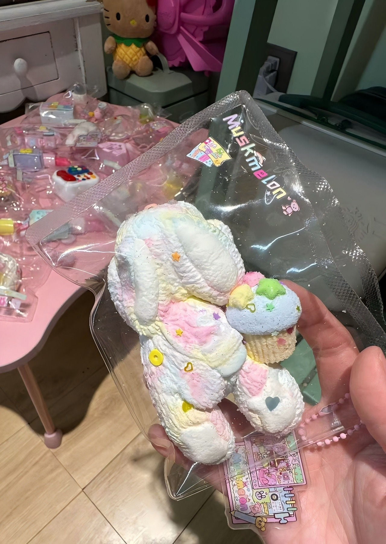 Jumbo Bunny Taba Squishy Toy Cute Rabbit Slow Rising Squishy