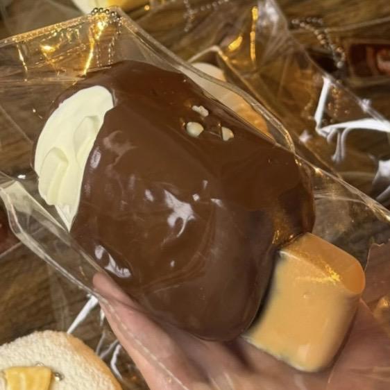 Chocolate Crispy Ice Cream Taba Squishy Toy Dessert Squishy