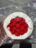 Round Strawberry Cake Taba Squishy Toy Sweet Bakery Squishy