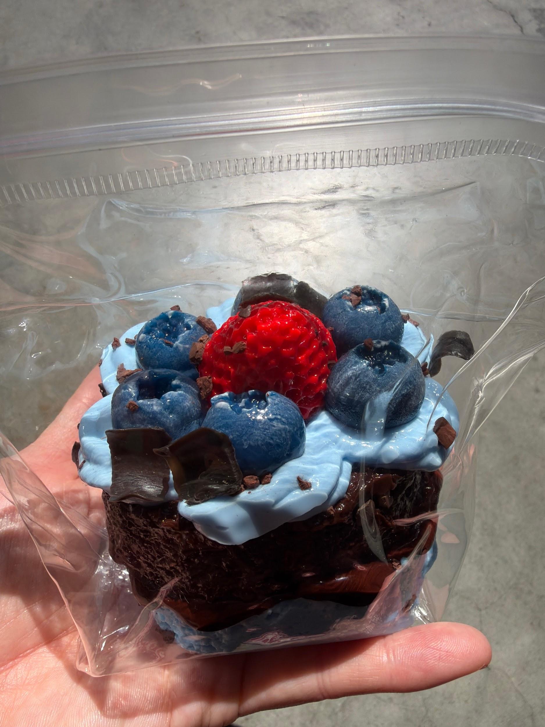 Blueberry Cake Taba Squishy Toy Kawaii Dessert Squishy