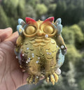 Mysterious Owl Taba Squishy Toy Gothic Animal Squishy