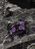 Purple Skull Hello Kitty Taba Squishy Toy Gothic Kawaii Squishy