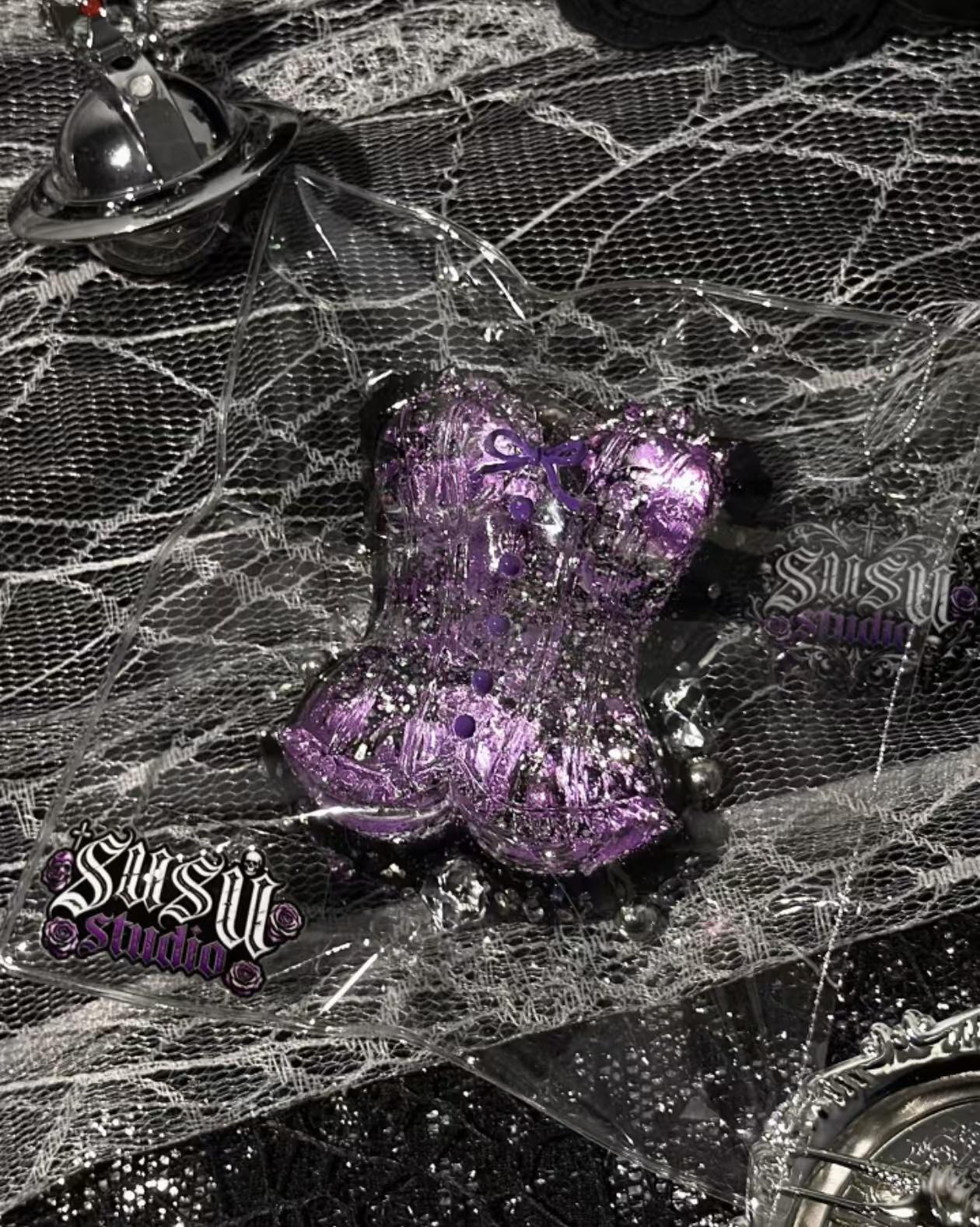 Dark Ruins Night Corset Taba Squishy Toy Gothic Fashion Collectible