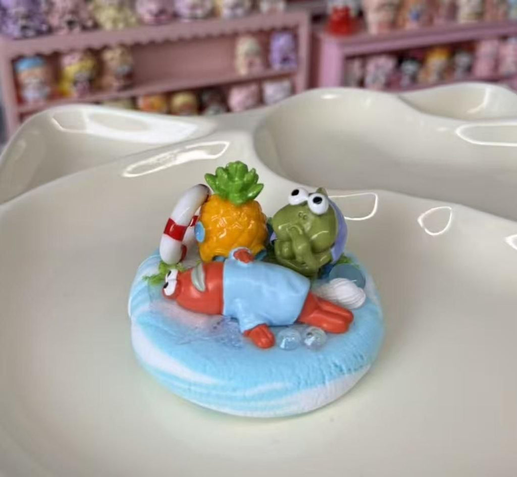 SpongeBob Bikini Bottom Lazy Resident Handmade Ball Stress Ball Toy Kawaii Cartoon Squishy