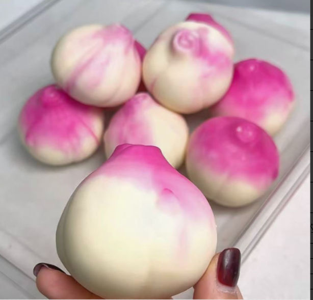 Sweet Garlic Stress Ball Toy Funny Food Squishy