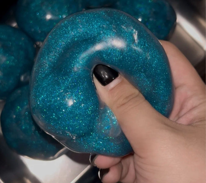 Peacock Color Handmade Ball Stress Ball Toy Colorful Kawaii Squishy