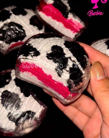 Bite Me Cow Berry Pie Stress Ball Toy Cute Dessert Squishy