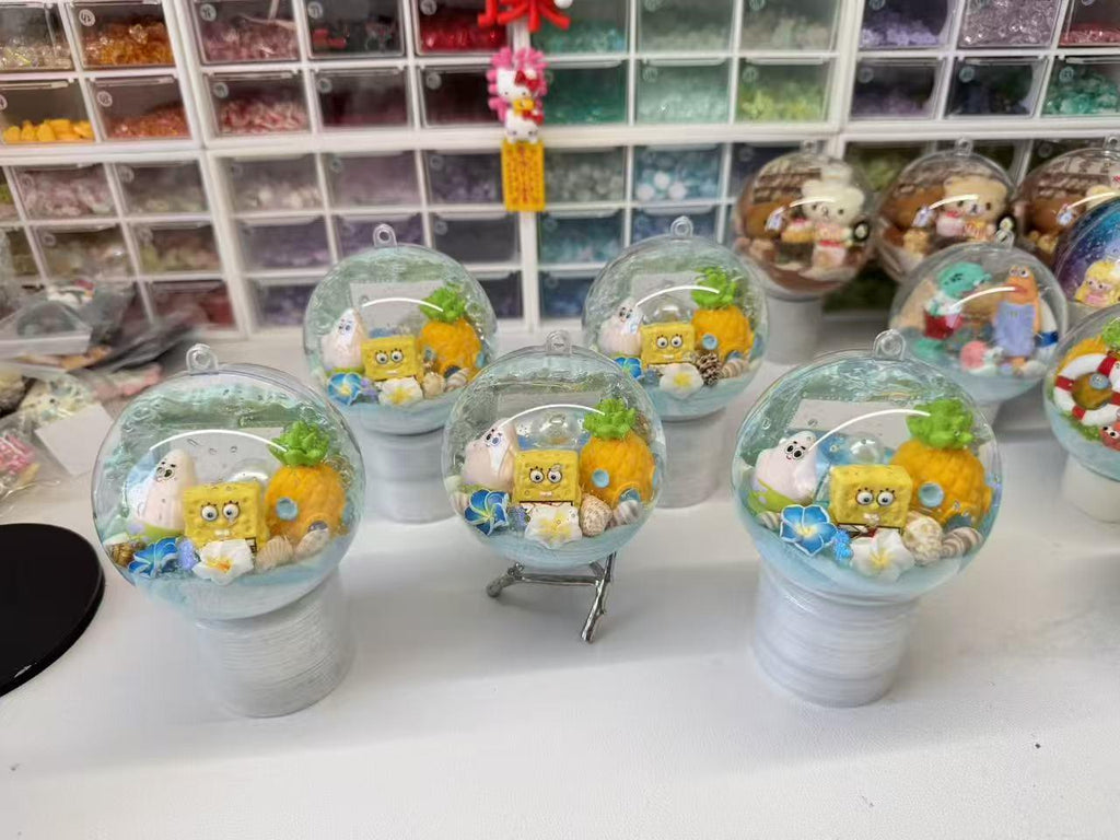 SpongeBob Patrick Pineapple House Handmade Ball Stress Ball Toy Cute Cartoon Squishy