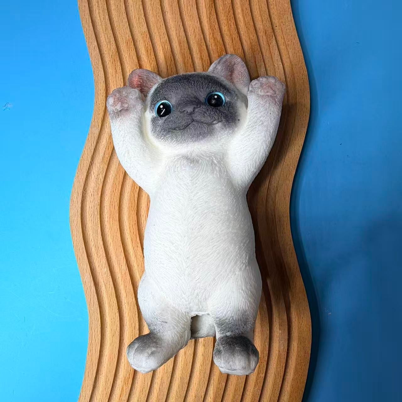Siamese Cradle Cat Taba Squishy Toy Cute Cat Slow Rising Squishy